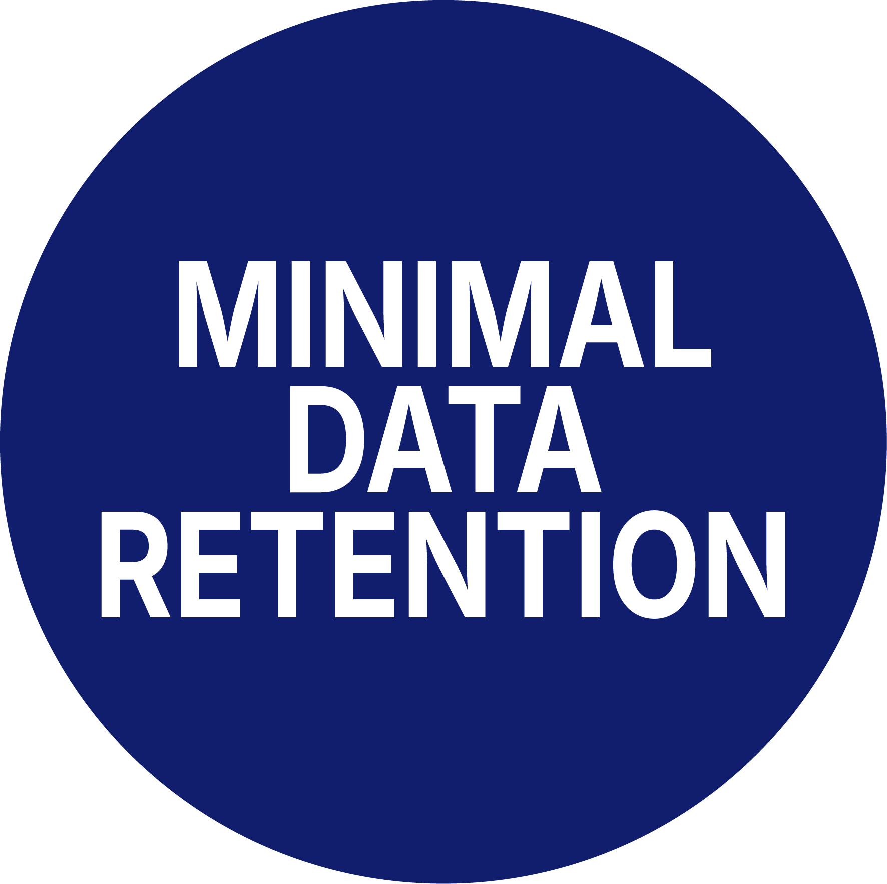 Minimal data retention